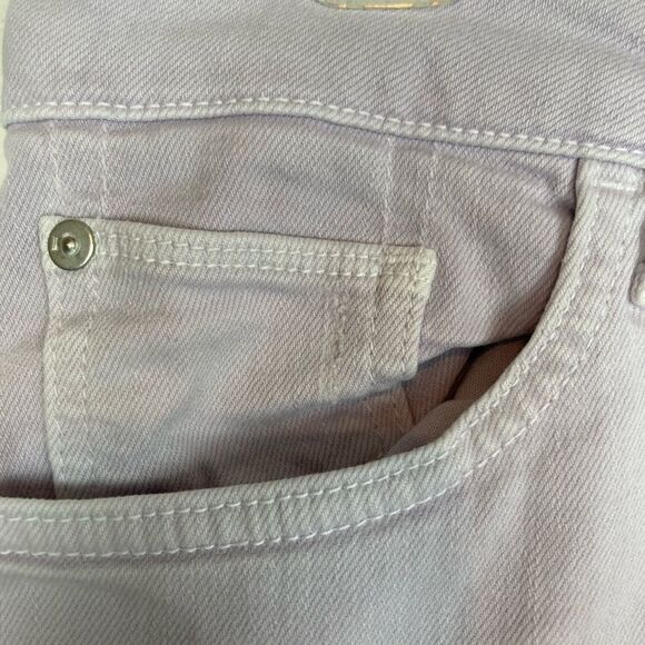 Pilcro & the Letterpress High Rise bootcut w/ fringed hem lavender - Picture 4 of 14